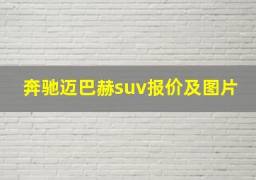 奔驰迈巴赫suv报价及图片