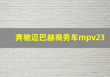 奔驰迈巴赫商务车mpv23