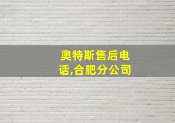 奥特斯售后电话,合肥分公司