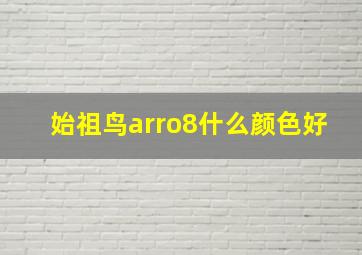 始祖鸟arro8什么颜色好