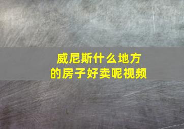 威尼斯什么地方的房子好卖呢视频