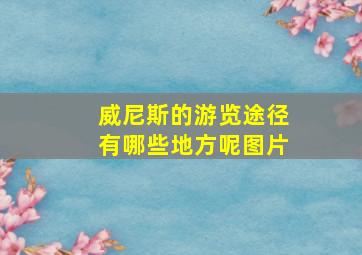 威尼斯的游览途径有哪些地方呢图片