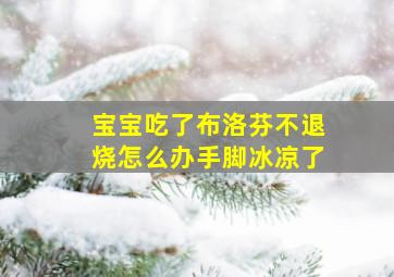 宝宝吃了布洛芬不退烧怎么办手脚冰凉了