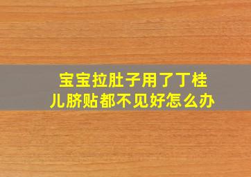 宝宝拉肚子用了丁桂儿脐贴都不见好怎么办