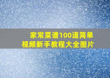 家常菜谱100道简单视频新手教程大全图片