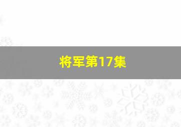 将军第17集