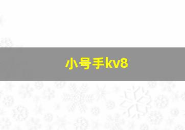 小号手kv8