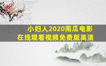 小妇人2020南瓜电影在线观看视频免费版高清