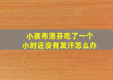 小孩布洛芬吃了一个小时还没有发汗怎么办