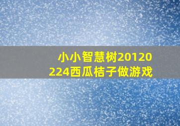 小小智慧树20120224西瓜桔子做游戏