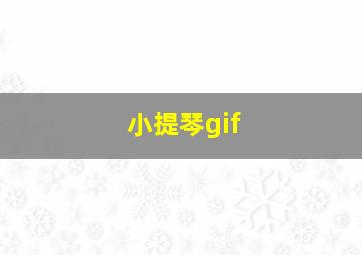 小提琴gif