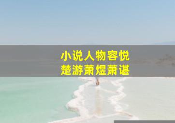 小说人物容悦楚游萧煜萧谌