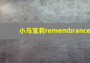 小马宝莉remembrance