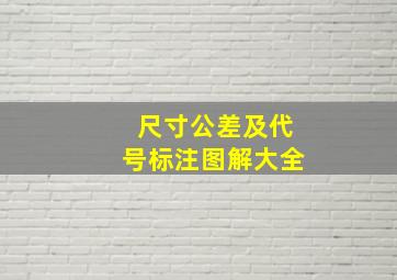 尺寸公差及代号标注图解大全