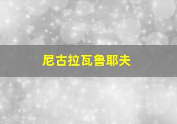 尼古拉瓦鲁耶夫