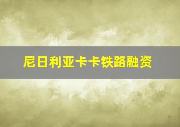 尼日利亚卡卡铁路融资