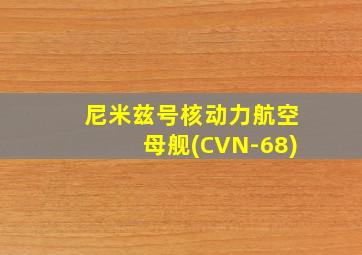 尼米兹号核动力航空母舰(CVN-68)