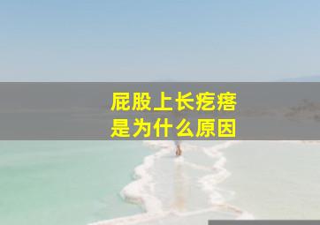 屁股上长疙瘩是为什么原因