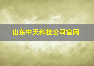 山东中天科技公司官网