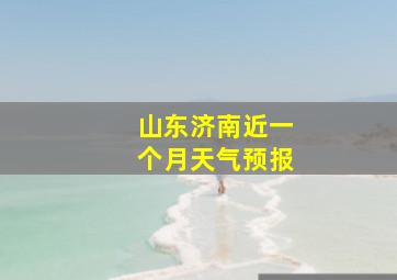 山东济南近一个月天气预报