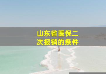 山东省医保二次报销的条件