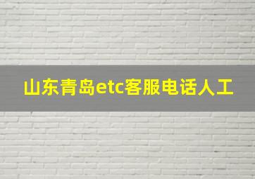 山东青岛etc客服电话人工