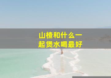 山楂和什么一起煲水喝最好