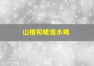 山楂和啥泡水喝