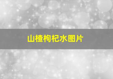 山楂枸杞水图片