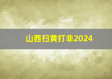 山西扫黄打非2024