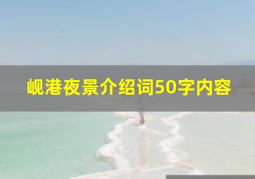 岘港夜景介绍词50字内容