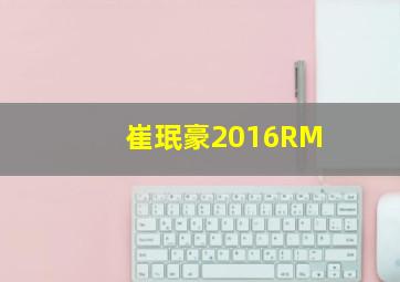 崔珉豪2016RM