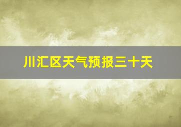 川汇区天气预报三十天