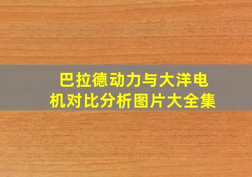 巴拉德动力与大洋电机对比分析图片大全集