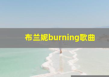 布兰妮burning歌曲