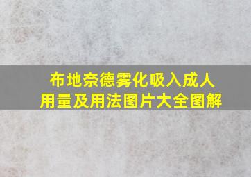 布地奈德雾化吸入成人用量及用法图片大全图解