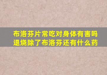 布洛芬片常吃对身体有害吗退烧除了布洛芬还有什么药