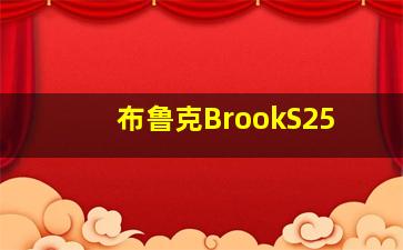 布鲁克BrookS25