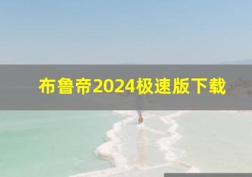 布鲁帝2024极速版下载