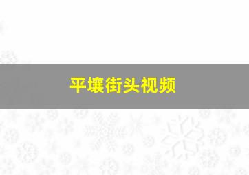 平壤街头视频