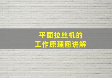 平面拉丝机的工作原理图讲解