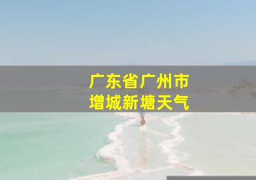 广东省广州市增城新塘天气