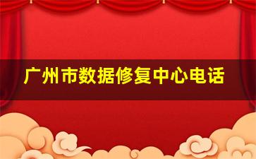 广州市数据修复中心电话