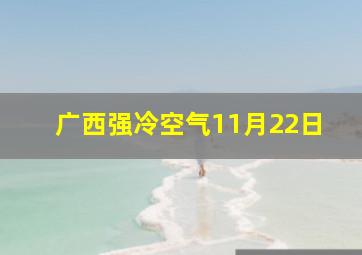 广西强冷空气11月22日