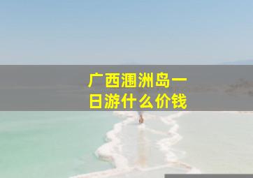 广西涠洲岛一日游什么价钱