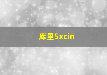 库里5xcin