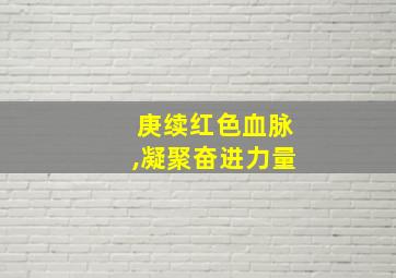 庚续红色血脉,凝聚奋进力量