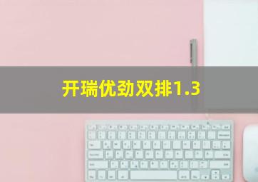 开瑞优劲双排1.3