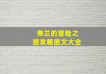 弗兰的冒险之旅攻略图文大全