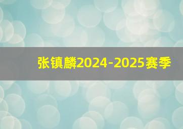 张镇麟2024-2025赛季